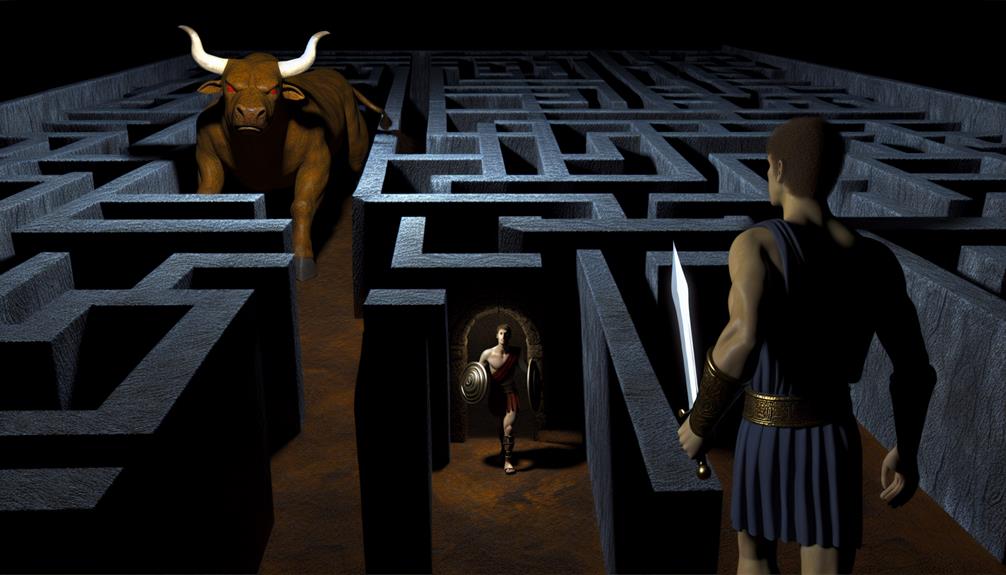 labyrinth showdown in greek myth